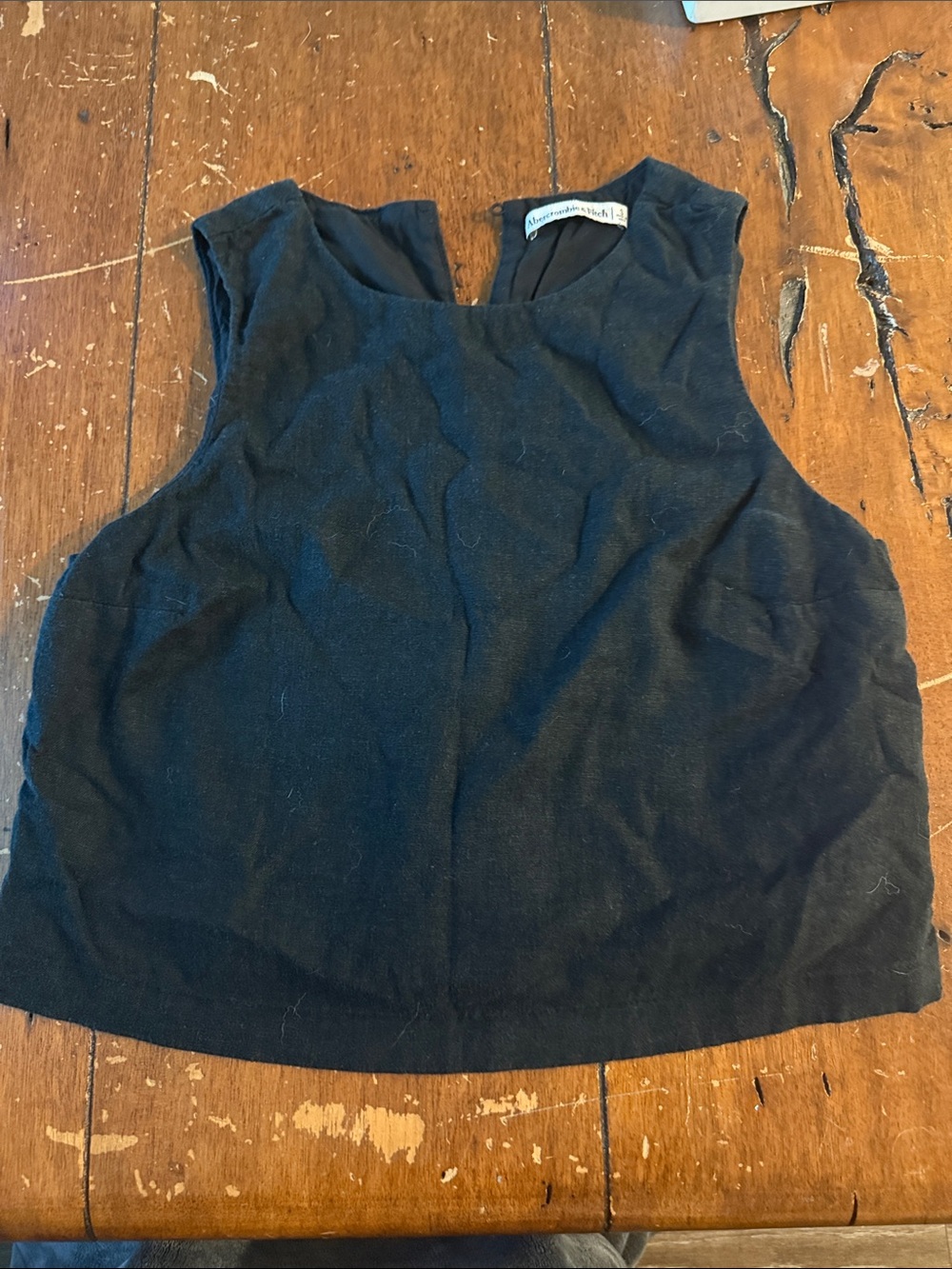 Abercrombie - Linen Black Sleeveless Tank